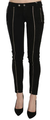 Dolce & Gabbana Chic Black Low Waist Slim Fit Skinny Jeans