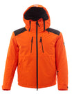 EA7 Emporio Armani Radiant Orange Technical Winter Jacket